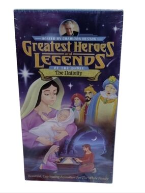 Greatest Heroes and Legends of the Bible: The Nativity – VHS (New, Sealed) 📼